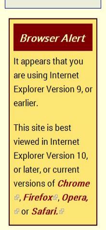 Image of Browser Alert Block